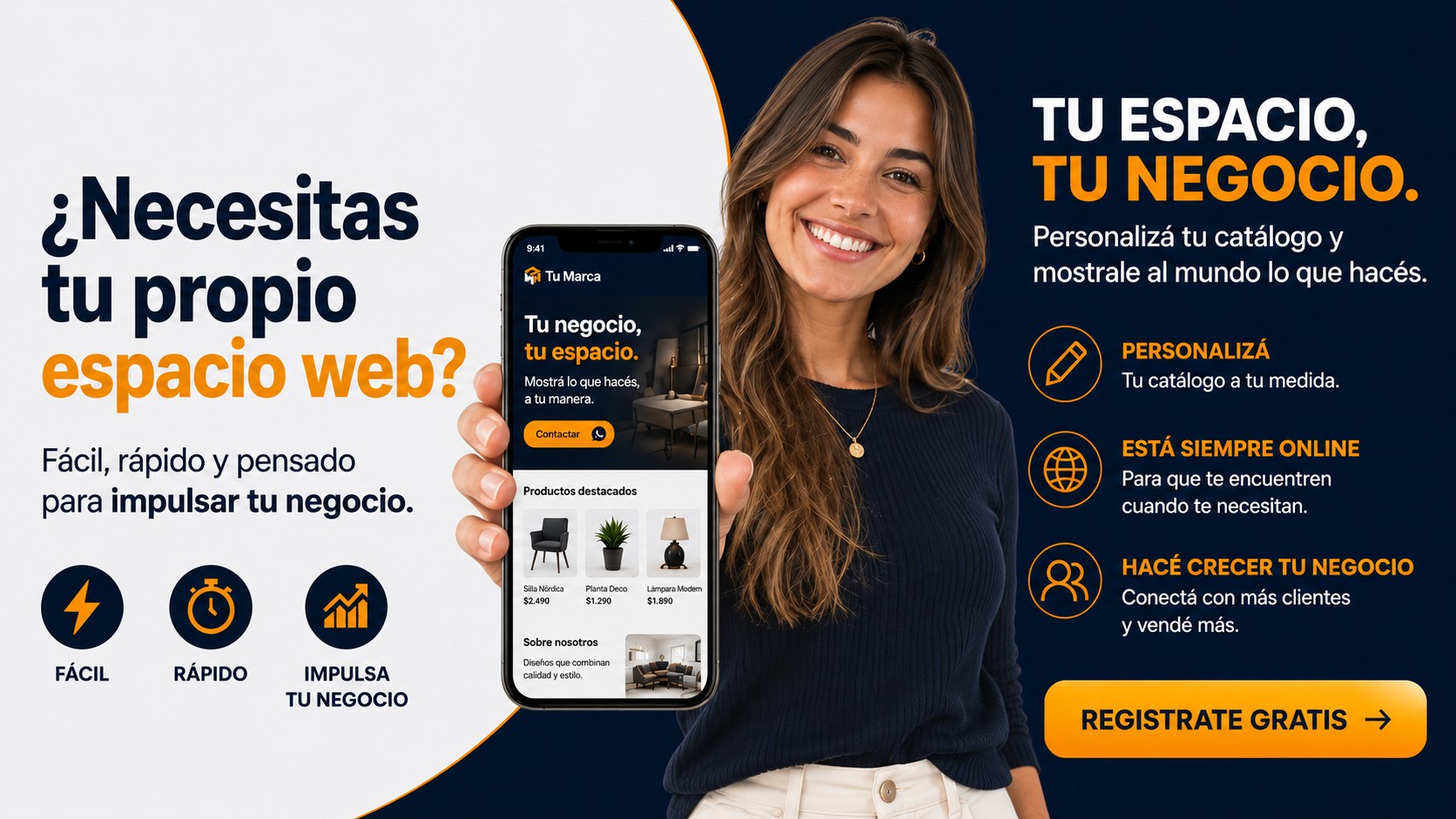 ¿Necesitás tu propio espacio web?